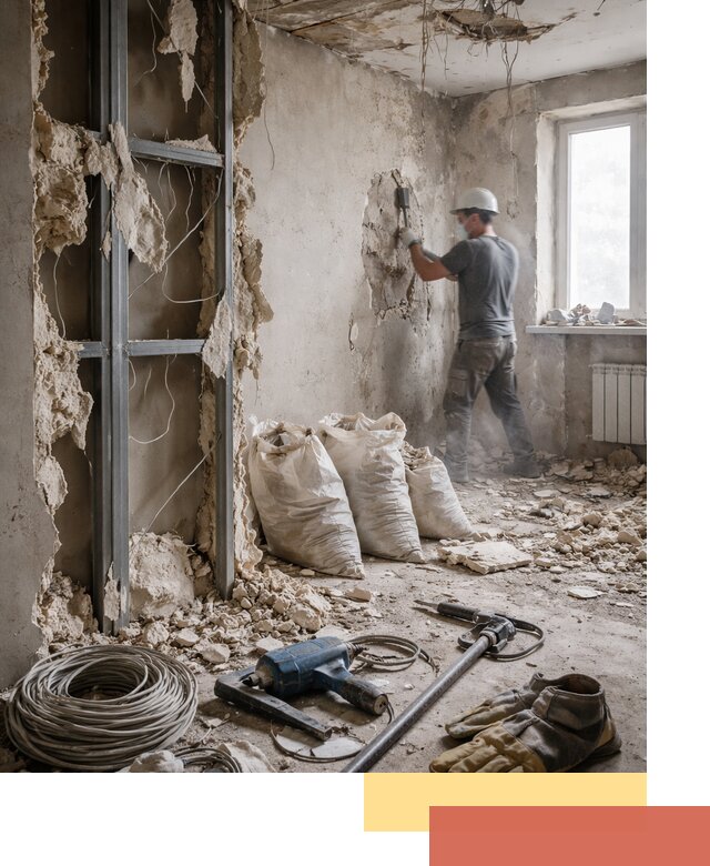 Профессиональный демонтаж зданий и конструкций в Кондопоге