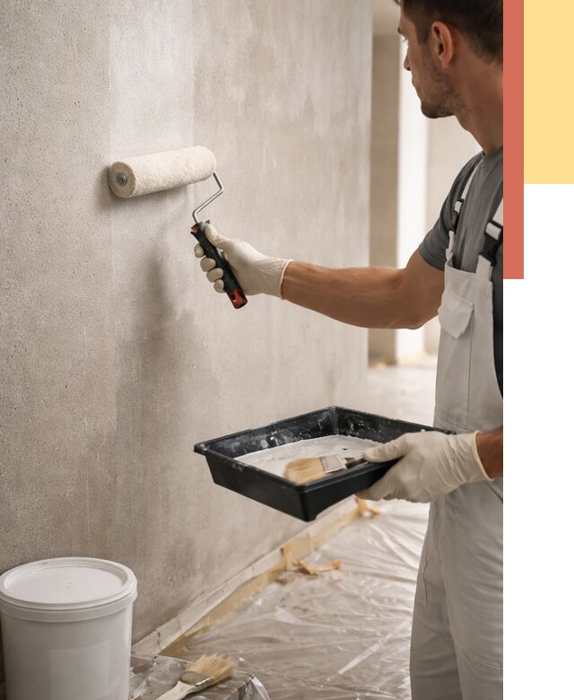 Грунтовка стен в Кондопоге от 2233 руб. м2 — быстро, недорого, с материалом | ОТДЕЛОЧНИК-Кнп