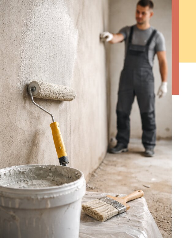 Нанесение бетоноконтакта на стены в Кондопоге от 4264 руб. быстро и недорого | ОТДЕЛОЧНИК-Кнп