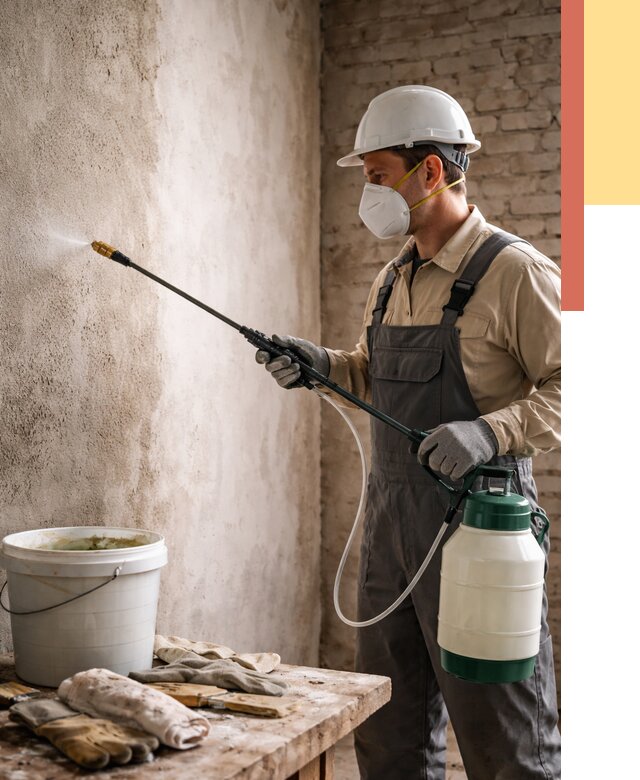 Антисептическая обработка стен в Кондопоге от 1218 руб. — быстро и недорого | ОТДЕЛОЧНИК-Кнп