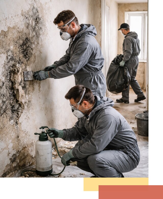 Удаление плесени со стен профессионально в Кондопоге