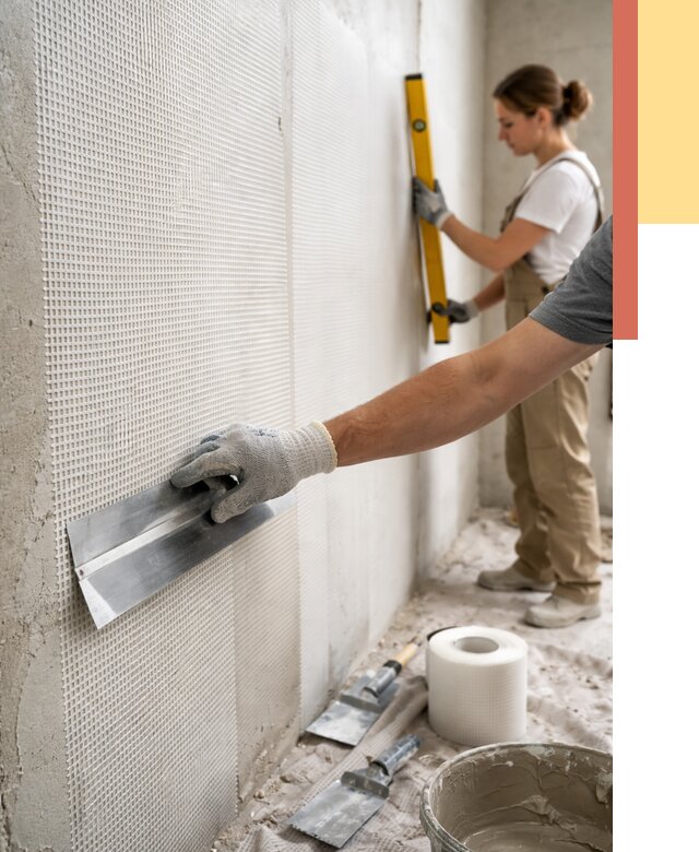 Армирование стен стеклосеткой в Кондопоге от 3249 руб. под ключ | ОТДЕЛОЧНИК-Кнп