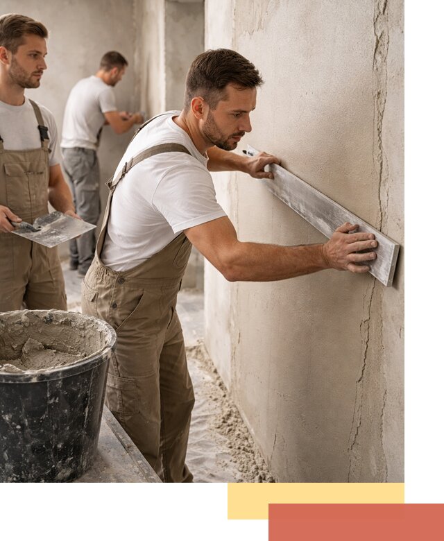 Штукатурка стен без маяков в Кондопоге быстро и качественно