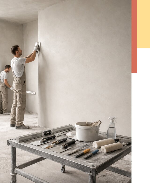 Штукатурка стен под покраску в Кондопоге от 4568 руб./м² — качественно и недорого | ОТДЕЛОЧНИК-Кнп