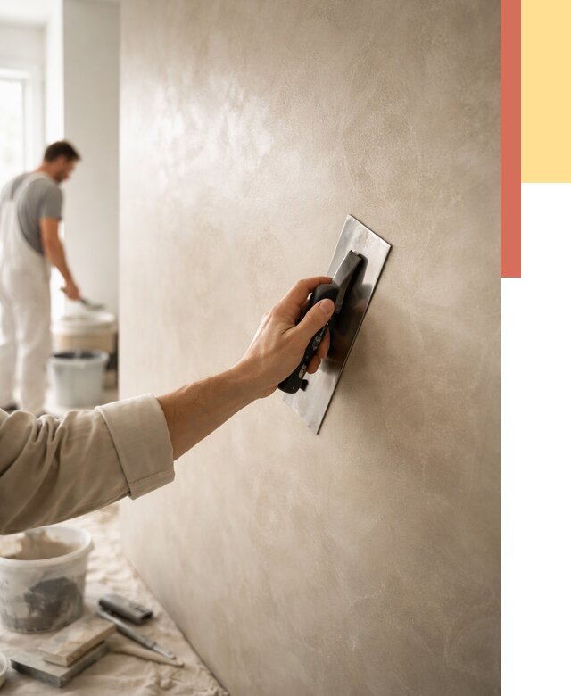 Венецианская штукатурка в Кондопоге от 3553 руб/м² — нанесение стен под ключ | ОТДЕЛОЧНИК-Кнп