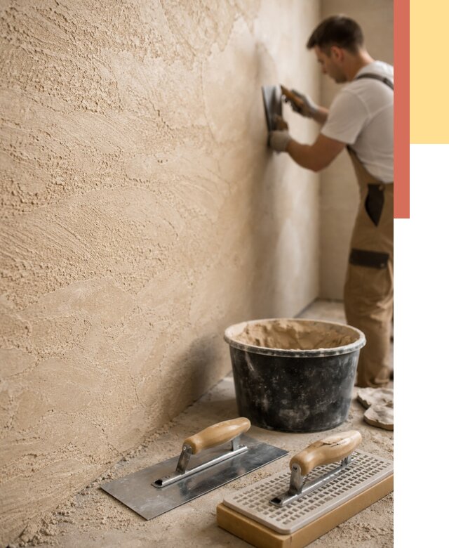 Декоративная штукатурка травертин в Кондопоге от 1827 руб/м2 — качественно и недорого | ОТДЕЛОЧНИК-Кнп