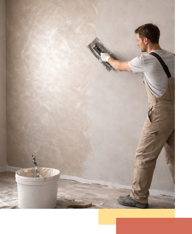 Декоративная штукатурка «Мокрый шелк» под ключ в Кондопоге