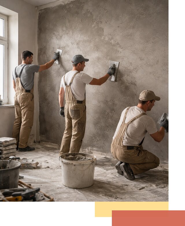 Декоративная штукатурка под бетон в Кондопоге для стен и потолков