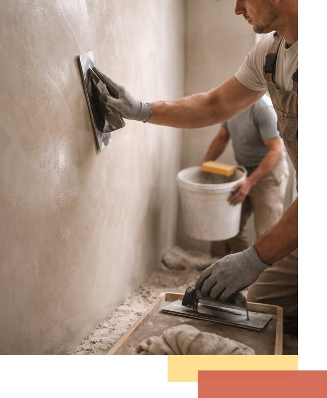 Нанесение марокканской штукатурки таделакт в Кондопоге