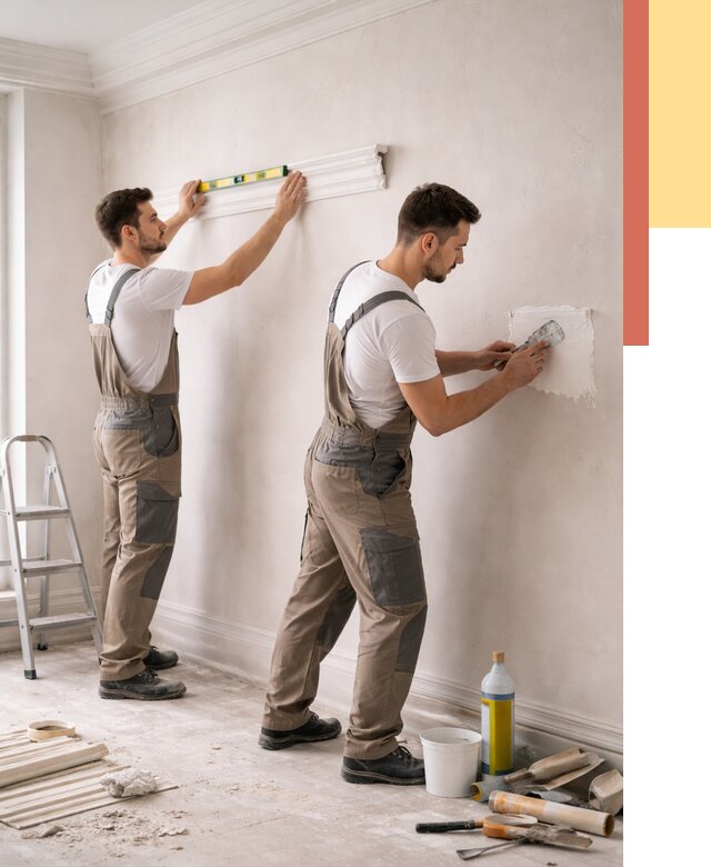 Монтаж лепнины на стены в Кондопоге от 4568 руб. — недорого, быстро | ОТДЕЛОЧНИК-Кнп