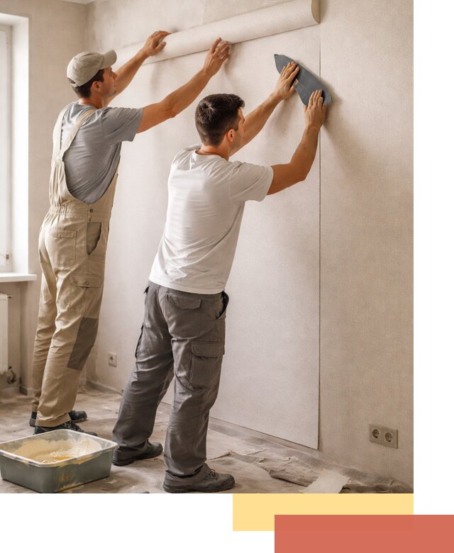 Поклейка виниловых обоев в Кондопоге профессионально и качественно