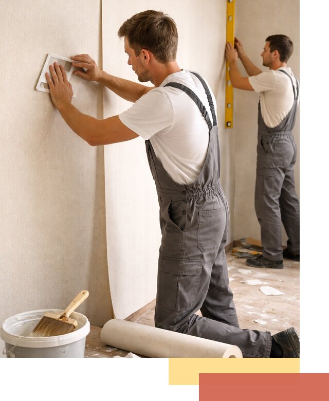 Поклейка бумажных обоев в Кондопоге качественно и недорого