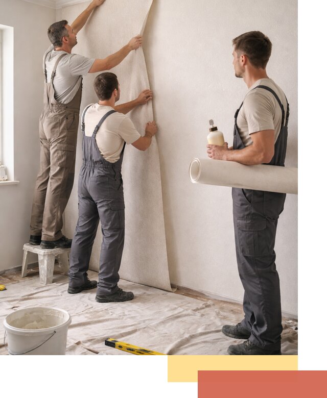 Оклейка стен обоями в Кондопоге — качественно и профессионально