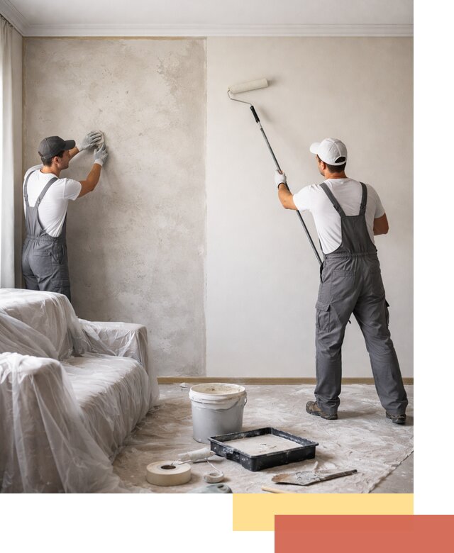 Покраска стен антивандальной краской в Кондопоге