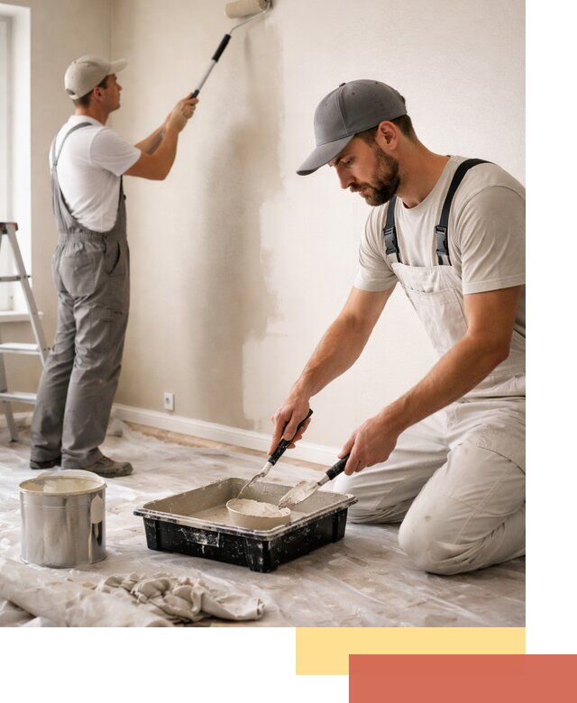 Покраска стен в квартире в Кондопоге — профессионально и аккуратно