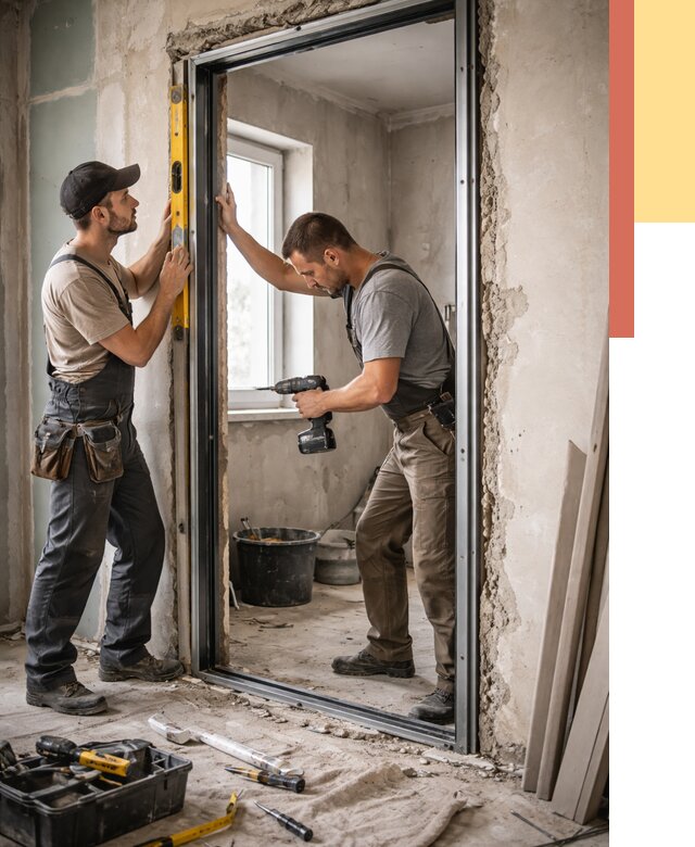 Закладка дверного проема в Кондопоге от 3553 руб. — быстро и недорого | ОТДЕЛОЧНИК-Кнп