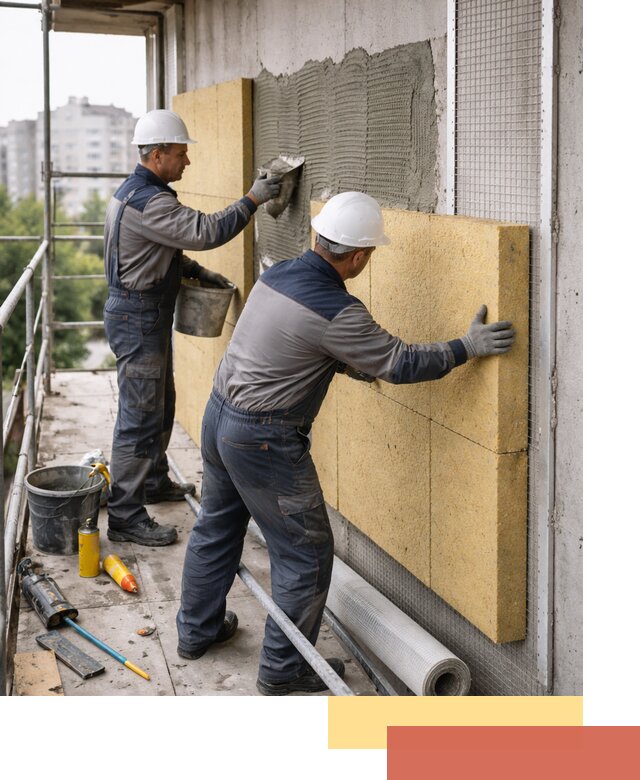 Утепление стен зданий и домов в Кондопоге качественно и надежно