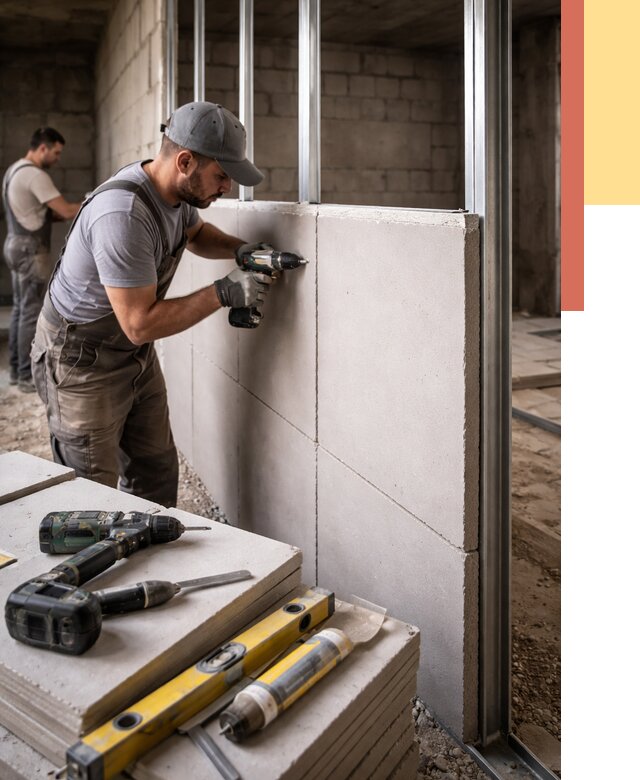 Кладка влагостойких перегородок ПГП в Кондопоге от 1218 руб. под ключ | ОТДЕЛОЧНИК-Кнп