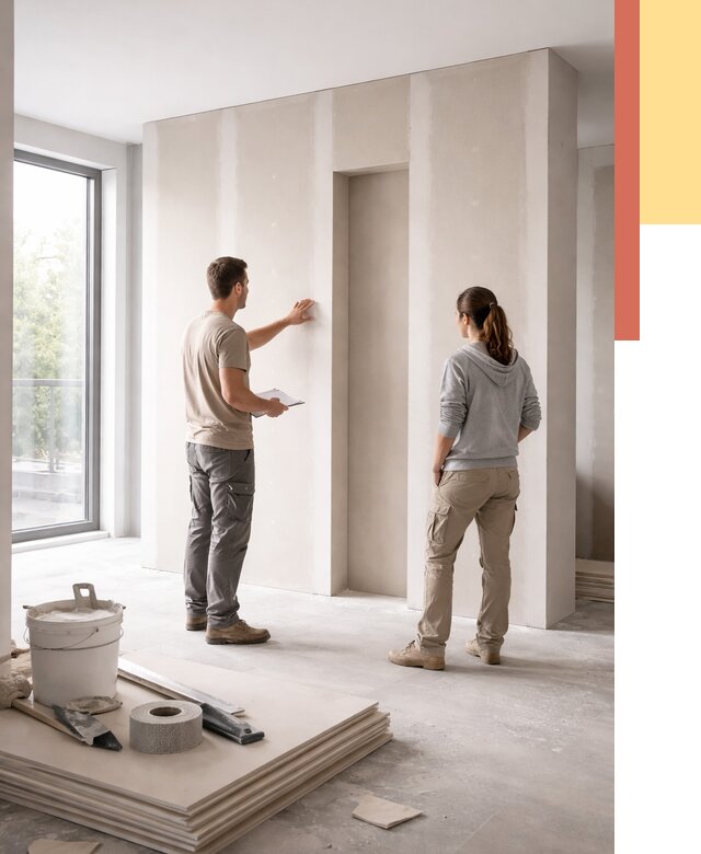 Зонирующая перегородка из гипсокартона в Кондопоге от 2843 руб. под ключ | ОТДЕЛОЧНИК-Кнп