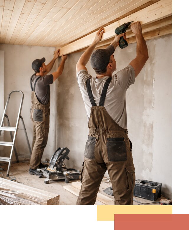 Монтаж потолка из вагонки в Кондопоге профессионально и аккуратно