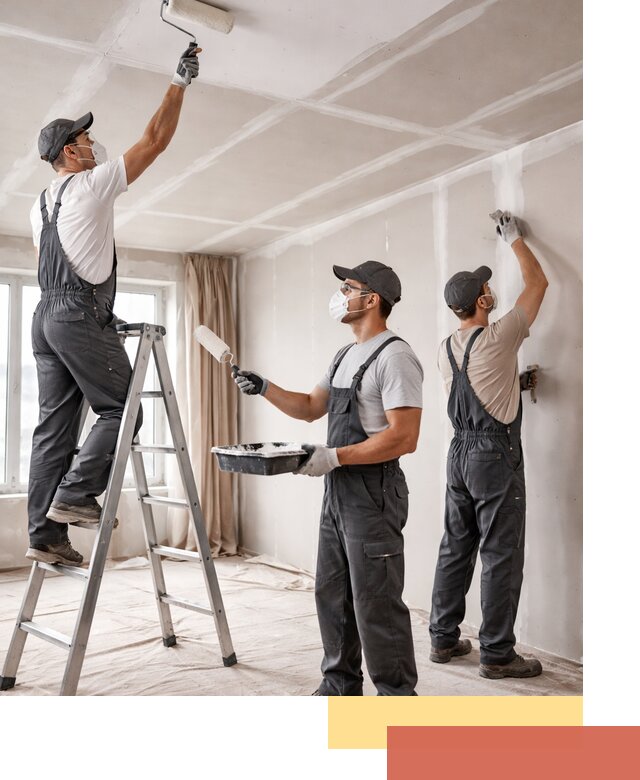 Покраска потолка из гипсокартона в Кондопоге качественно и недорого