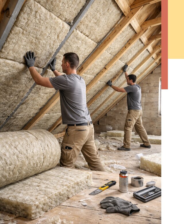 Утепление потолка минватой в Кондопоге от 1472 руб. — быстро и недорого | ОТДЕЛОЧНИК-Кнп