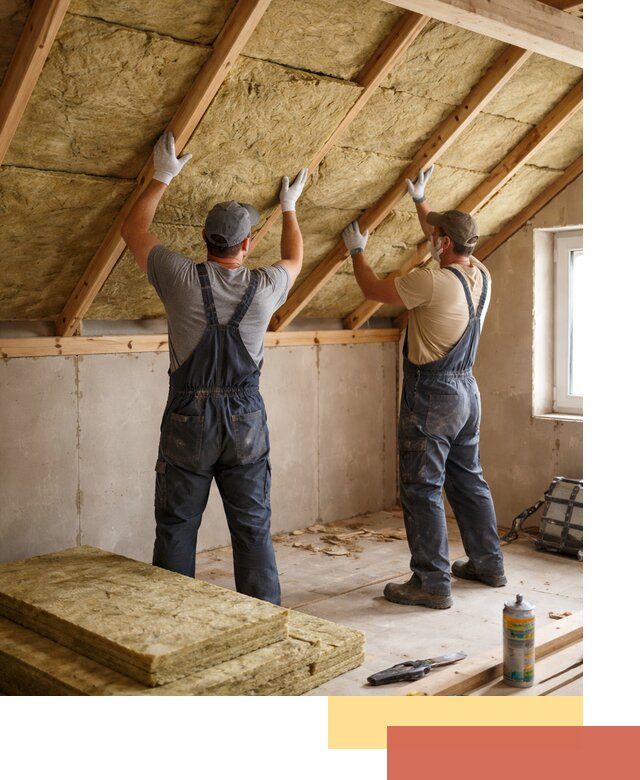 Утепление потолка минеральной ватой в Кондопоге