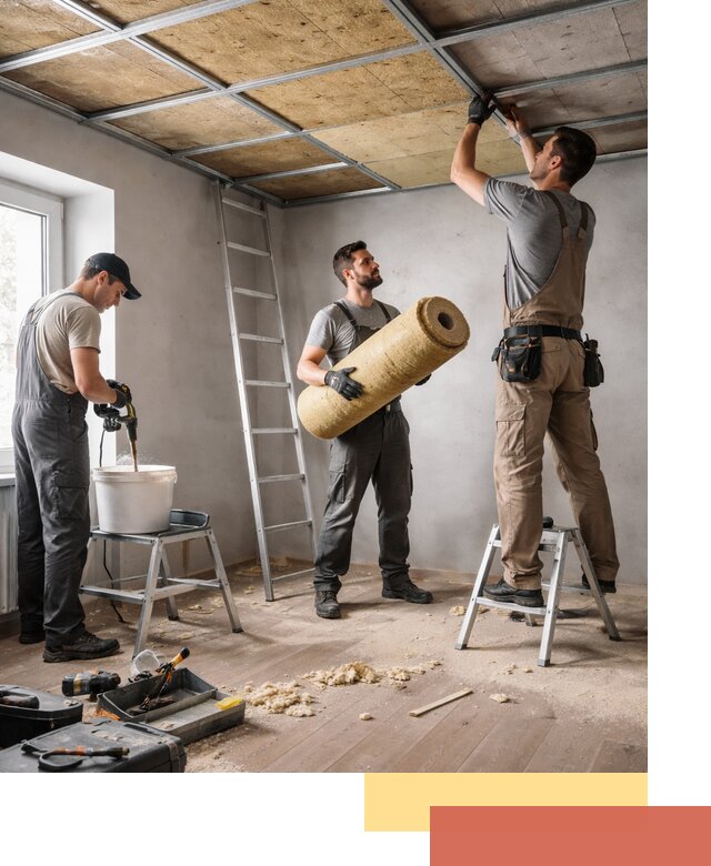 Шумоизоляция потолка в Кондопоге: профессиональный монтаж и отделка