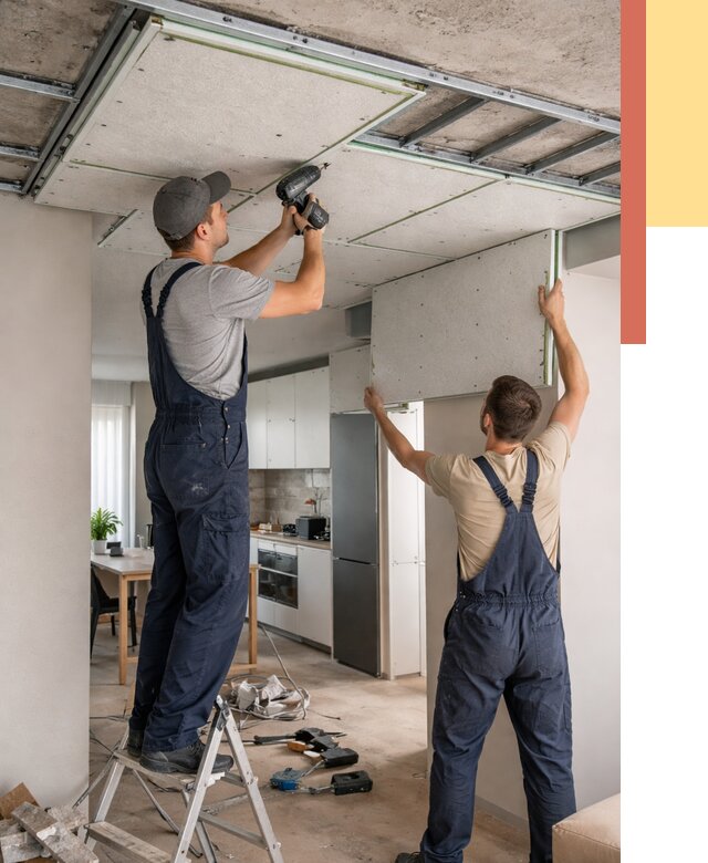 Шумоизоляция потолка панелями зипс в Кондопоге от 1878 руб. под ключ | ОТДЕЛОЧНИК-Кнп